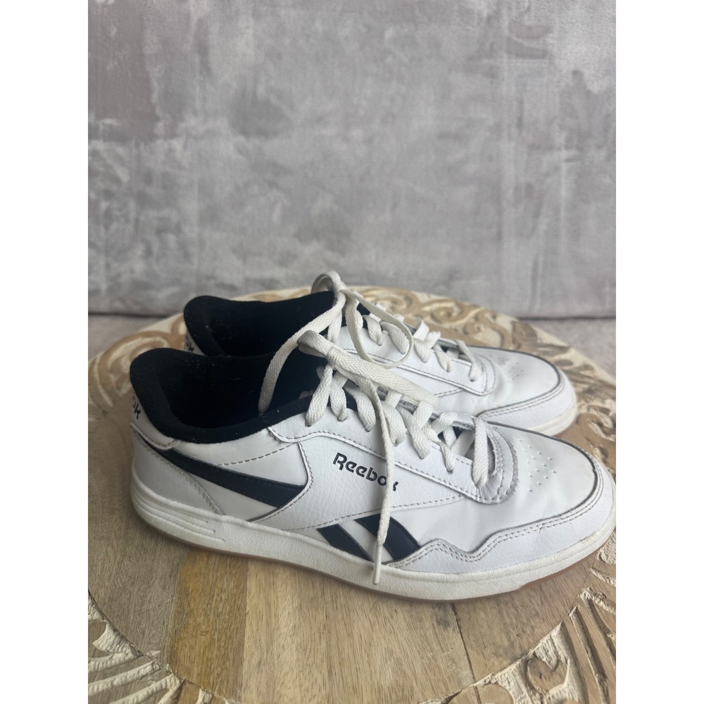 Reebok Royal Techque T Womens Sneakers White Black Gum AR30104W Size 7.5
